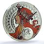 Niue 1 dollar Aries KM-495 Mucha Zodiac Signs Art PF 70 NGC silver coin 2011