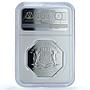 Somalia 4000 shillings Zheng He Ming Dynasty Giraffe PF 70 NGC silver coin 2005