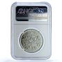 Ukraine 5 hryvnias Elk KM-1143 Chernobyl Fauna MS 70 NGC NiBrass coin 2025