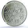 Ukraine 5 hryvnias Elk KM-1143 Chernobyl Fauna MS 70 NGC NiBrass coin 2025