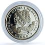 Bosnia and Herzegovina 14 euros Peace KM-88 Rose Flower proof silver coin 1996