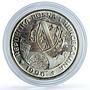 Bosnia and Herzegovina 14 euros Peace KM-88 Rose Flower proof silver coin 1996