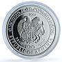 Armenia 100 dram Leopard KM-135 Wildlife Fauna Cat proof silver coin 2007
