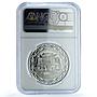 Armenia 1000 dram Wushu KM-201 Martial Arts Sports PF 70 NGC silver coin 2011