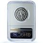 Mexico 1/20 onza Libertad Angel of Independence KM-542 PF68 NGC silver coin 1992