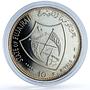 Fujairah 10 riyals Apollo XIII KM-19 Space Moon Landing Horse silver coin 1970