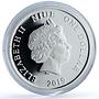 Niue 1 dollar Aquarius Coloured Zodiac Signs proof silver coin 2019