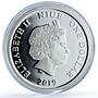 Niue 1 dollar Cancer Coloured Zodiac Signs proof silver coin 2019