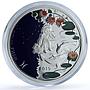 Niue 1 dollar Pisces Coloured Zodiac Signs Fish proof silver coin 2019