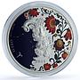 Niue 1 dollar Aries Coloured Zodiac Signs Sheep proof silver coin 2019
