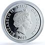 Niue 1 dollar Gemini Coloured Zodiac Signs Children proof silver coin 2019