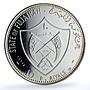 Fujairah 10 riyals Apollo XII KM-5 Space Moon Landing proof silver coin 1970