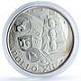Fujairah 10 riyals Apollo XII KM-5 Space Moon Landing proof silver coin 1970