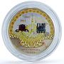 Turkmenistan 50 manat National Currency Coloured KM-182 proof silver coin 2013