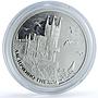 Cameroon 500 francs Swallow Nest Palace Birds Ship proof-like silver coin 2021