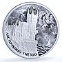 Cameroon 500 francs Swallow Nest Palace Birds Ship proof-like silver coin 2021