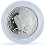 Transnistria 100 roubles Aries KM-64 Zodiac Signs Sheep silver coin 2005