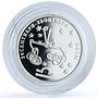 Transnistria 100 roubles Libra KM-70 Zodiac Signs Scales silver coin 2005