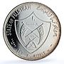 Fujairah 10 riyals Apollo XI KM-4 Space Moon Landing proof silver coin 1970