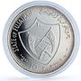 Fujairah 10 riyals Apollo XI KM-4 Space Moon Landing proof silver coin 1970