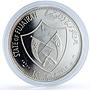 Fujairah 10 riyals Apollo XIV KM-22 Space Moon Landing Rocket silver coin 1970