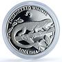 Tokelau 5 tala Emo Skink KM-17 Wildlife Fauna Lizard proof silver coin 1995
