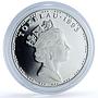 Tokelau 5 tala Emo Skink KM-17 Wildlife Fauna Lizard proof silver coin 1995