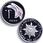 Uruguay Various Set Oriental Republic Patterns KM-Pn87 proof silver coin 1969
