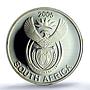 South Africa 50 cents Wild Dog KM-323 Wildlife Fauna PF 70 NGC silver coin 2005