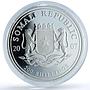 Somalia 200 shillings Elephant KM-179 African Wildlife 2 oz silver coin 2007