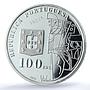 Portugal 100 escudos Cardoso Probe KM-644-a Art SP 69 PCGS silver coin 1987