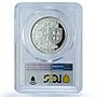 Portugal 100 escudos Azores Probe KM-648a Ship SP 69 PCGS silver coin 1989