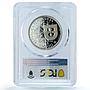 Portugal 100 escudos Azores Probe KM-648a Ship PR 69 PCGS silver coin 1989