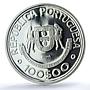 Portugal 100 escudos Canary Islands Probe KM-646a Ship PR 69 PCGS Ag coin 1989