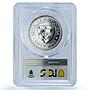 Portugal 100 escudos Gil Eanes Essai KM-639a Ship SP 69 PCGS silver coin 1987