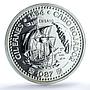 Portugal 100 escudos Gil Eanes Essai KM-639a Ship SP 69 PCGS silver coin 1987