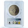 Portugal 100 escudos Gil Eanes Essai KM-639 Ship SP 69 PCGS CuNi coin 1987