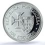 Portugal 100 escudos Madeira Porto Probe KM-647a Ship SP69 PCGS silver coin 1989