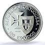 Portugal 100 escudos Madeira Porto Probe KM-647a Ship PR70 PCGS silver coin 1989