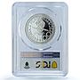 Portugal 100 escudos Diogo Cao Probe KM-641a PR 69 PCGS silver coin 1987