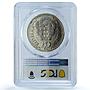 Portugal 250 escudos Olympic Games Seoul Probe KM-643 SP 65 PCGS CuNi coin 1988