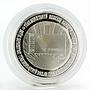 Turkmenistan 500 manat National Flag proof silver coin 2001