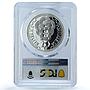Portugal 250 escudos Olympic Games Seoul Probe KM-643a SP 69 PCGS Ag coin 1988