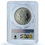 Portugal 100 escudos Football Cup Mexico Essai KM-637 SP 67 PCGS CuNi coin 1986