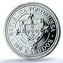 Portugal 100 escudos Nuno Tristao Essai KM-640a Ship SP 69 PCGS silver coin 1987