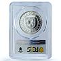 Portugal 100 escudos Bartolomeu Dias Probe KM-642a Ship SP 69 PCGS Ag coin 1988