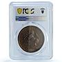Germany Westphalia 500 mark Annette Hulshoff Horse MS64 PCGS brass coin 1923
