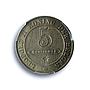 Belgium 5 centimes Leopold II Dutch Text Der Belgen MS62 PCGS CuNi coin 1901