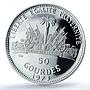 Haiti 50 gourdes Mother with Child Finess Left PR69 PCGS silver coin 1973