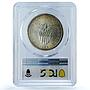 Philippines 1 peso US Decimal Coinage Small Type MS62 PCGS silver coin 1908-S